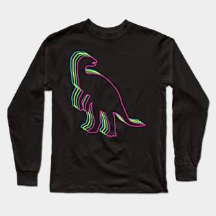 Ornithopod 80s Neon Long Sleeve T-Shirt